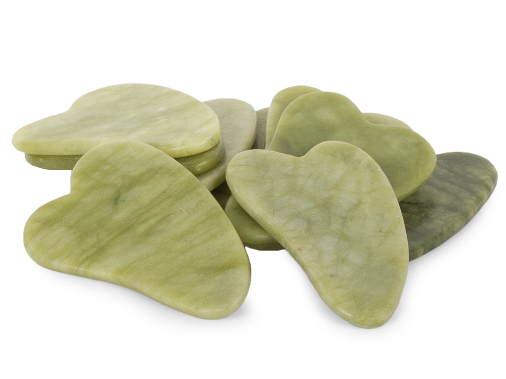 jadeitová zelená masážní kváša